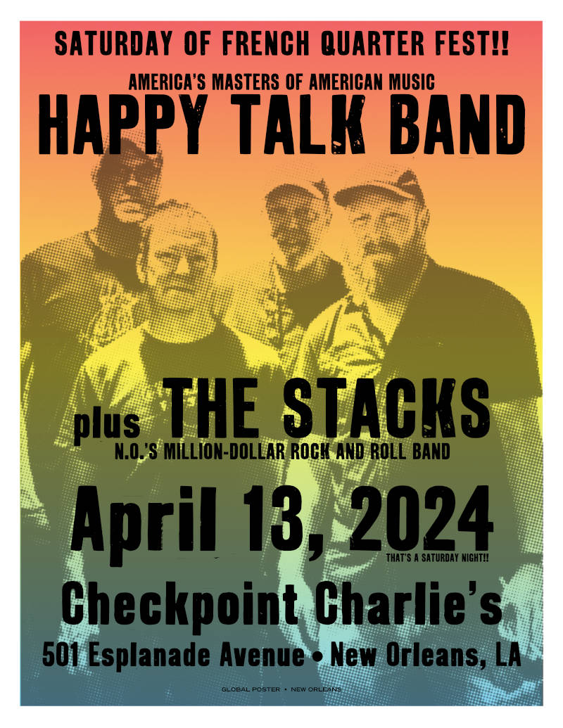 Stacks and Happy Talk at Checkpoint Charlie