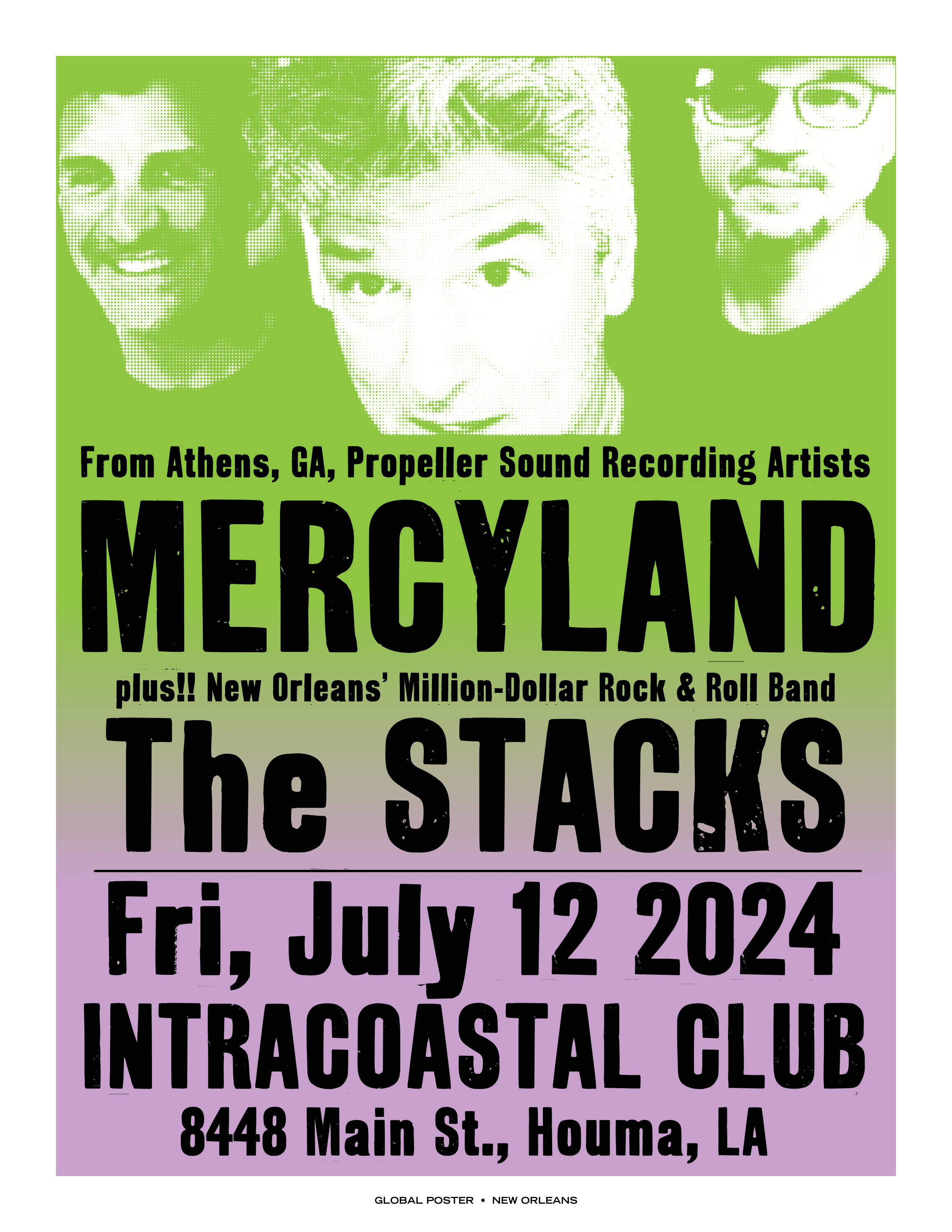 Stacks play Friday, July 12, 2024 in Houma, Louisiana with Mercyland.
