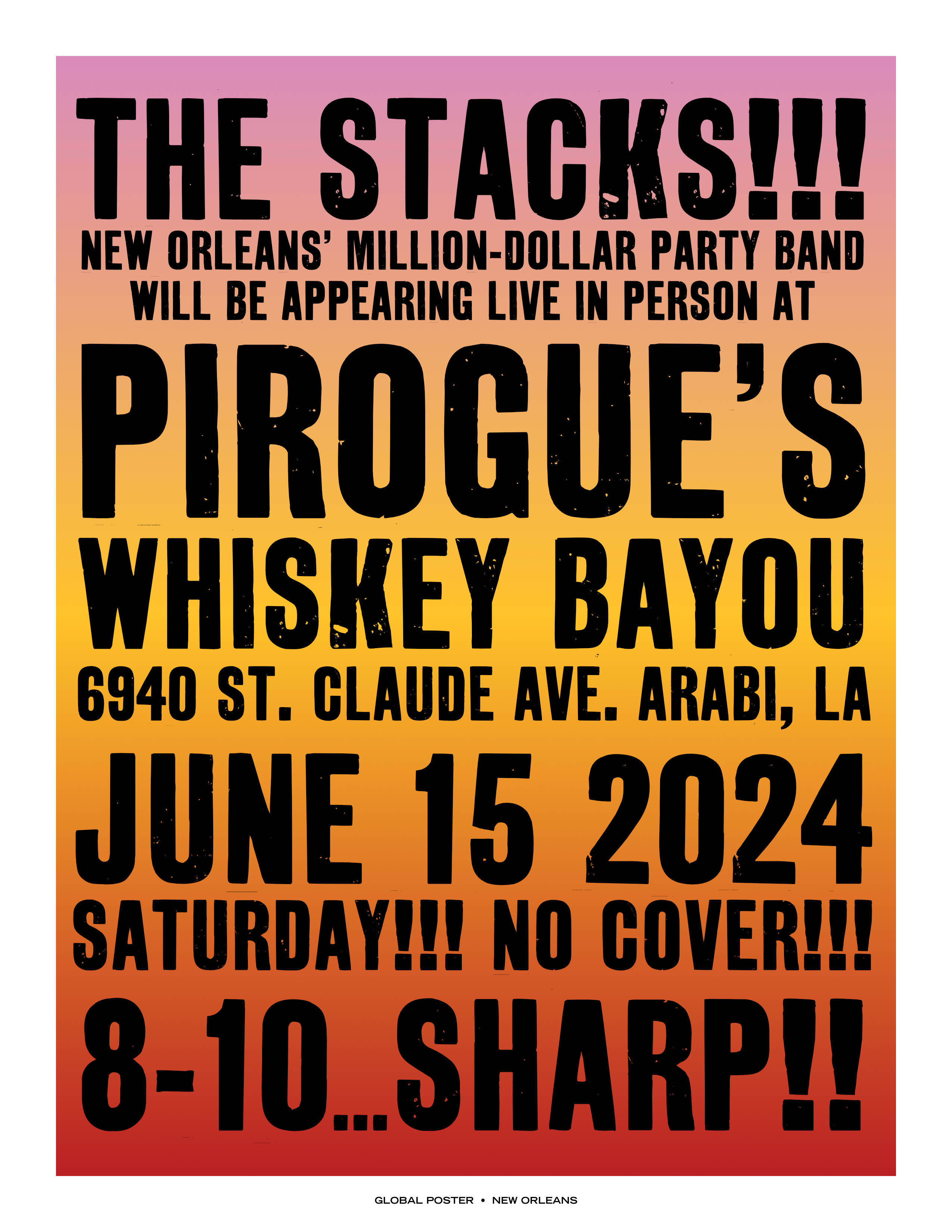 The Stacks New Orleans: Pirogue's Whiskey Bayou