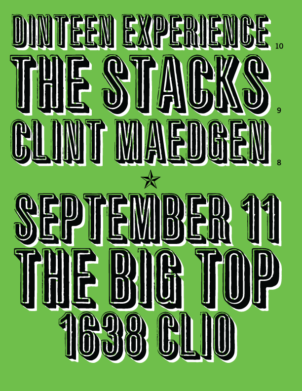 Stacks at Big Top, Clio Street, New Orleans, September 11 2012