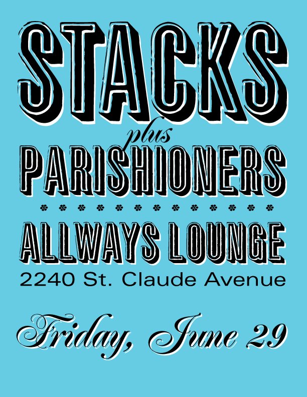 Stacks at Allways Lounge, New Orleans, June 29, 2012