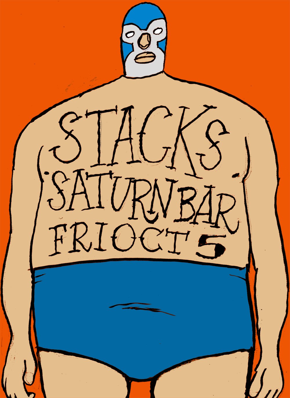 Flyer for Stacks at Saturn Bar, New Orleans, October 5, 2012